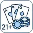 Gambling and Casino 21+