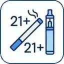 Tobacco and Vape 21+